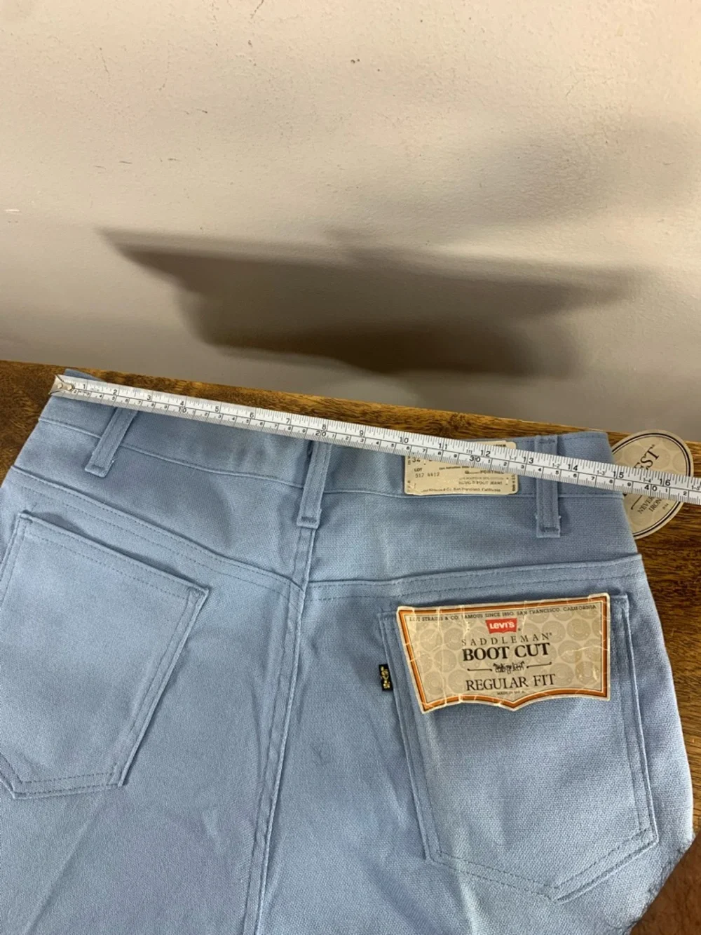 Vintage 80s levis 517 saddleman boit cut regular fit USA - Picture 10 of 12